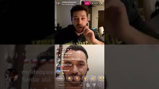 Ahmet Tansu Tasanlar ve Serdar Özer canli yaın 15 nisan| Hercai Azar and Cihan Instagram live