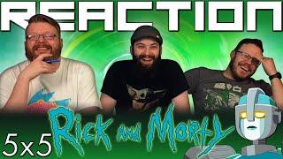 Rick and Morty 5x5 REACTION!! "Amortycan Grickfitti"