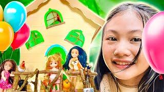 Birthday party at Bug's Treehouse ! Barbie storytime 