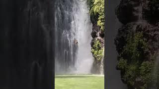 Cliff jumping of a waterfall with the locals #iligan #philippines  trying to live before WW3