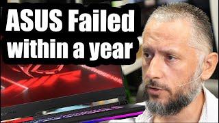 Expensive ASUS G513QY ROG Strix Laptop Repair - Fails within a year