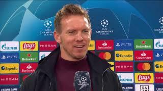 Julian Nagelsmann im Interview nach Leipzig - PSG (2:1) | DAZN