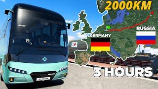 ETS2 Longest Bus Trip (Berlin to Moscow) Germany to Russia | Euro Truck Simulator 2