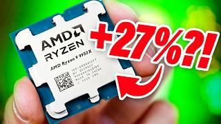 Bis zu 27% mehr Leistung!! Alle Ryzen 9000 CPUs erneut im Test... (2 Monate später)