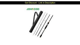 New product  JOHNCOO Carbon Fishing Rod 2.1m 2.4m 2..7m 3.0m 4 Sections Travel Rod vara de pesca Sp