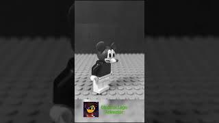 Mickey Mouse "Unhappy" song test. Lego Stop-motion animation. #shorts