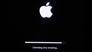 Apple Mac software update install progress bar madness