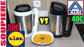 LIDL vs ALDI blender chauffant cook'n mix AMBIANO type moulinex easy soup comparatif soupière soupe