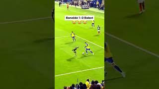 Ronaldo vs Robot    #football #cr7 #ronaldo