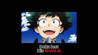 Deku’s last smile #foryoupage #MHA #sad