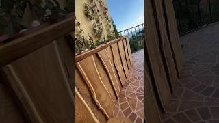 Тренируемся на себе#клумба #издерева