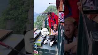 Bungee Jumping With Rope In Beautiful Place:Asmr Bungee Jumping #shorts