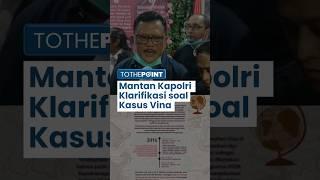 Klarifikasi Mantan Kapolri Da'i Bachtiar soal Kasus Vina Beredar dalam Flyer, Tegaskan 3 Hal Ini