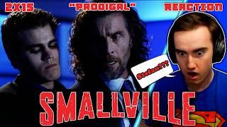 The Vampire Diaries Crossover!?!?! SMALLVILLE 2x15 "Prodigal" REACTION