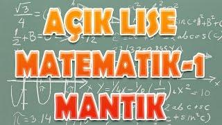 Açık Lise Matematik 1 Mantık