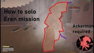 How to Solo Eren Mission | Attack on Titan: Last Breath