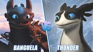 Banguela VS Thunder - Qual DRAGÃO é Mais Poderoso?