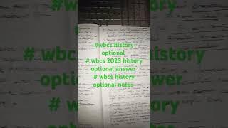 WBCS history optional notes # wbcs history optional notes # wbcs history optional #wbcs history