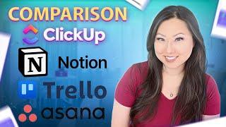 ClickUp vs Notion vs Trello vs Asana