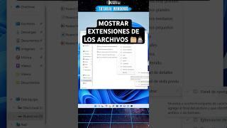 Cómo Mostrar las extensiones de los archivos en Windows 11 | #windows #tutorial #pcsetup