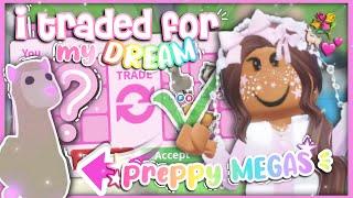 i got my DREAM PREPPY MEGAS  in adopt me! + SUCCESFUL trading in adopt me! :: dearly dea 