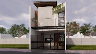 Sketchup House Design 17 (5 x 12 meter) + Enscape 3.1 Rendering