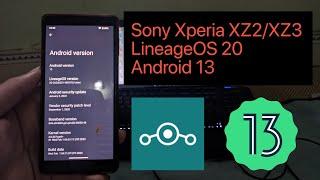 Custom ROM LineageOS 20 Android 13 for Sony Xperia XZ2/XZ3 | Installation