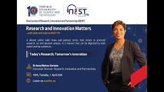 Research and Innovation Matters | Episode 1: Dr Anna Matros-Goreses