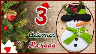 3 IDEAS PARA DECORAR EN ESTA NAVIDAD - Manualidades navideñas 2024 - Christmas crafts for the home