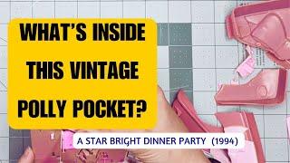 What’s Inside This Vintage Polly Pocket? How I fixed the lights in a Star Bright Dinner Party