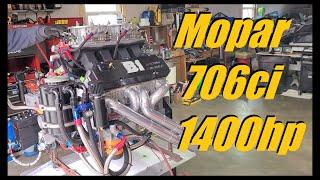 1400 Horsepower 706 Mopar Mountain Motor Allen Root Pro Stock B1