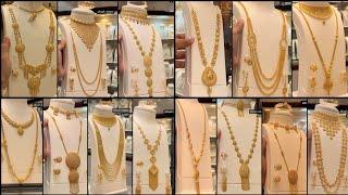 2024 21k Long Gold necklace designs with price||fancy & stylish Gold Rani haar designs| Bridal haar