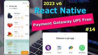 # 14 React Native E-commerce Google Pay Payment Gateways full tutorial in Hindi