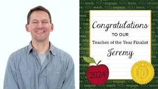 Teacher of the Year Finalist | Jeremy Hoffman