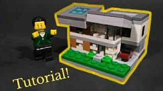 Mini Lego Modern House Tutorial | Stop Motion