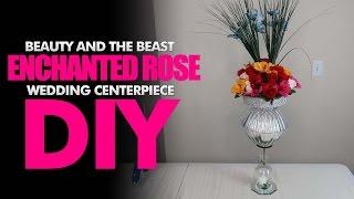Enchanted Rose Inspired Dollar Tree Wedding Centerpiece DIY