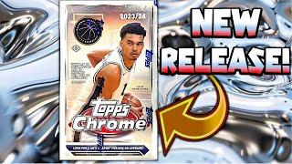 WORLD PREMIER 2023-2024 TOPPS CHROME NBA BASKETBALL HOBBY BOX