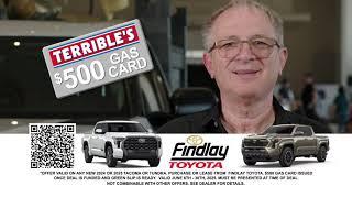 $500 Gas Card with Purchase | Findlay Toyota