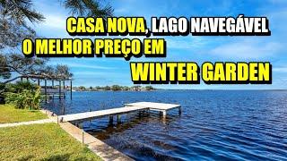 Casa no Lago Navegável Nova de Melhor Valor em Winter Garden