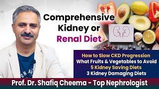 kidney Diet or Renal Diet -English | The Most Comprehensive Diet Chart #renaldiet #ckddiet #ckd