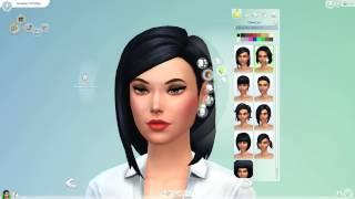 Прически для симок в The Sims 4 редактор создания персонажа Демо