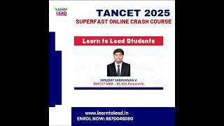 Score 100 Percentile in TANCET 2025 MBA MCA | Superfast Online Course Join Top MBA Colleges #tancet