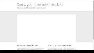 Discord fix this fast (Sorry, you have been blocked)