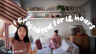 i crocheted for 12 hours...