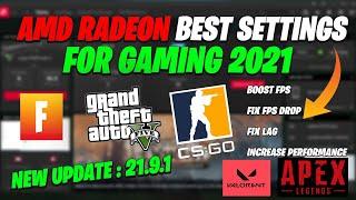 AMD Radeon Software New update 21.9.1 (2021 FOR Best Setting Gaming)