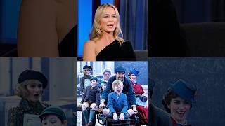 Emily reveals funny stories about the filming set and children in "Mary Poppins Returns".#Emily