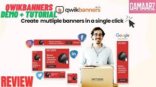 QwikBanners Review, Demo + Tutorial I Create your brand's display & social media banners in seconds