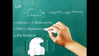 Eid Mubarak in Mathematical Style