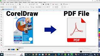 How To Convert corelDraw file to PDF without any Hassle!!