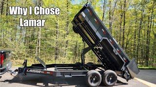 Why I Chose The Lamar 83" x 14' Low Profile Dump Trailer | Full Review